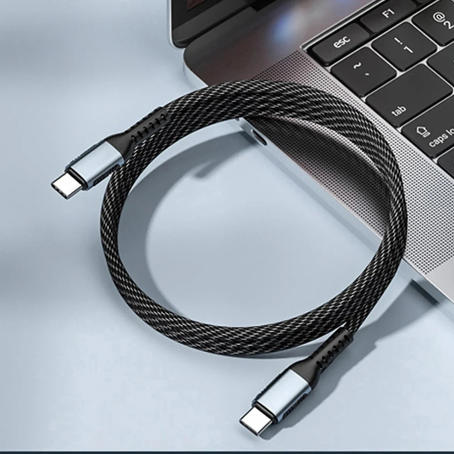 PD 240W Super Fast Charging Cable for Laptop Tablet USB Type C Data Cord for Macbook Air iPad iPhone 15 Pro Max Xiaomi Dell HP-6