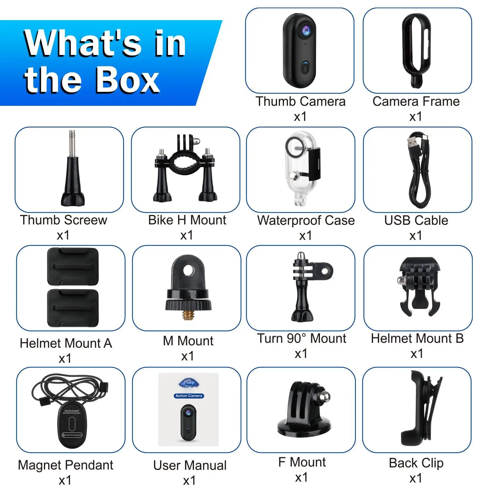 Pocket 4K Mini Camera  Magnetic Wearable Cam with Waterproof Shell WiFi Bike Camera Friendly for Casual Cycling Vlog Home Use-6
