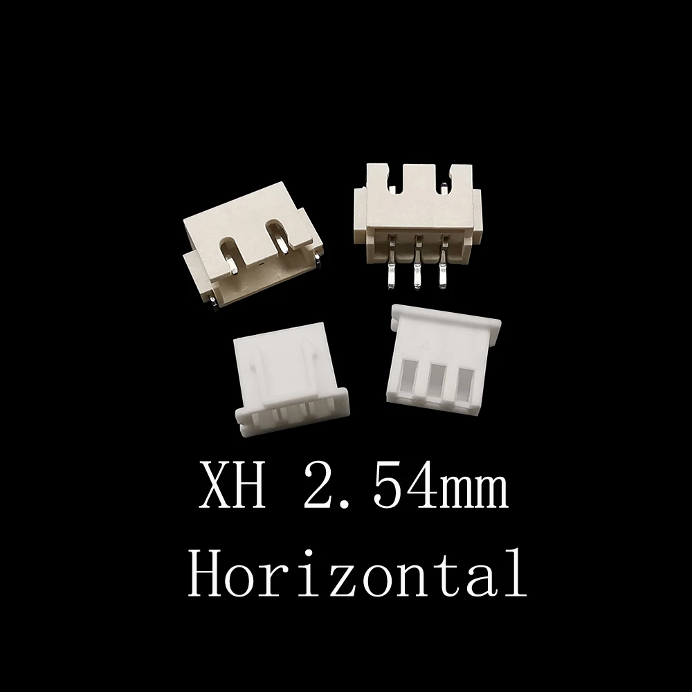 1Box JST PH 2.0mm / XH 2.54mm Pitch 2 3 4 5 Pin Male Plug Female Housing Terminal Pin Header Wire Connector Horizontal/Vertical-4
