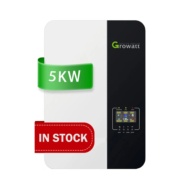 Growatt 5KW OFF Grid Inverter SPF 5000ES Single Phase 48vdc 230vac 3.5Kw 5Kw With Wifi Hybrid Solar Inverter-2