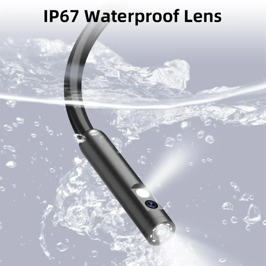 KERUI Dual Lens Industrial Endoscope Inspection Camera 4.3