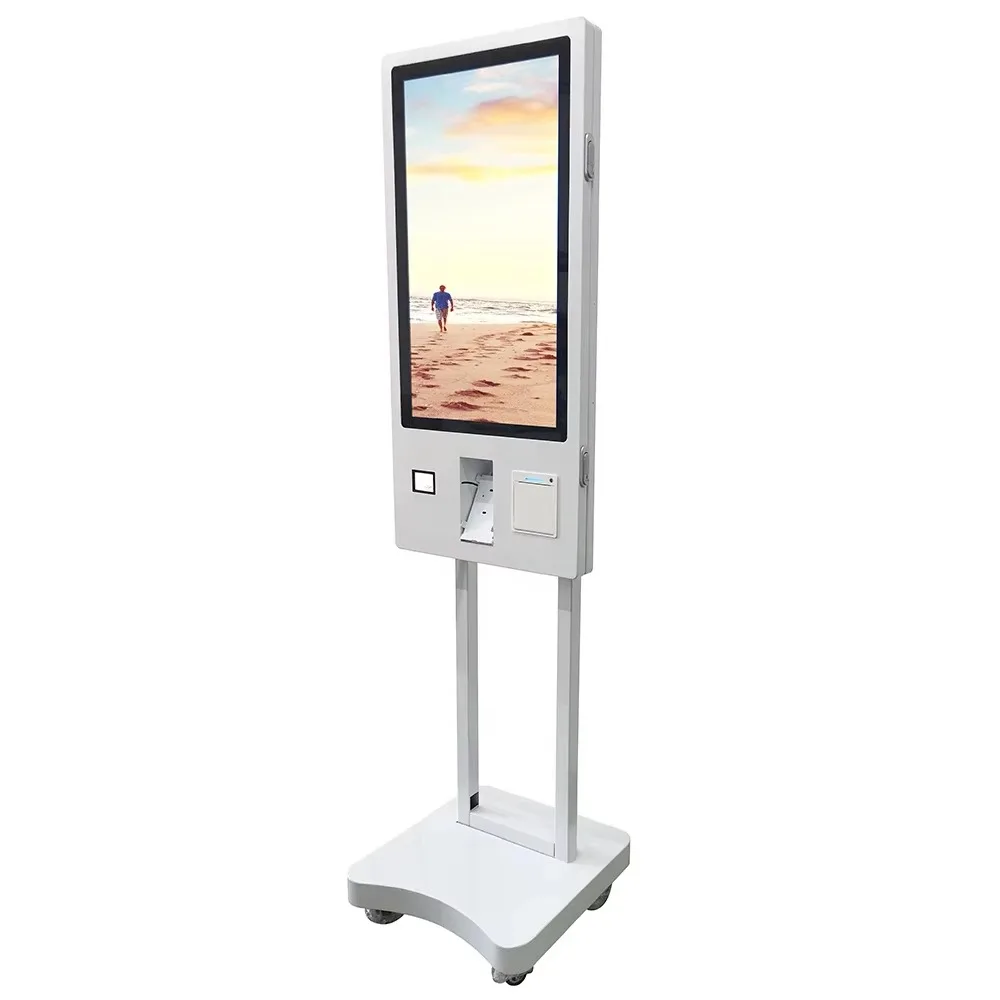 New Design Ordering Payment Kiosk Capacitive Touch Screen Self-service Checkout Terminal Kiosk Restaurant Payment Kiosk Indoor-5