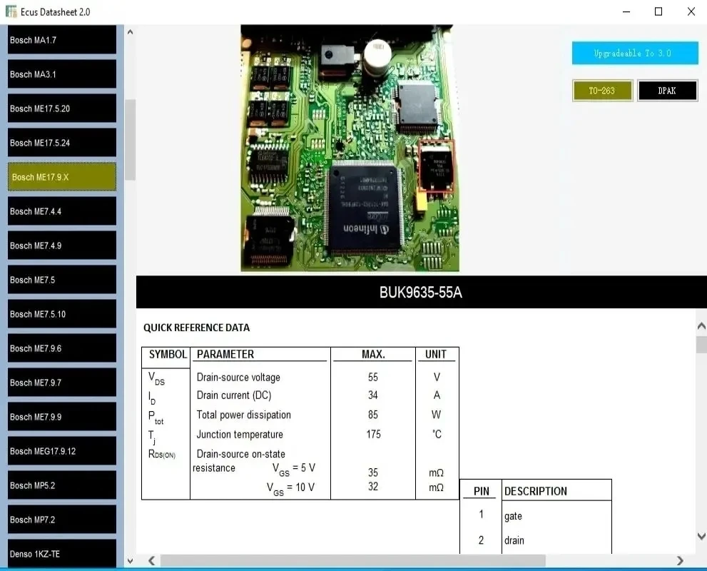 Car tools Ecus Datasheet 2. ECU Repair Software PCB Schematics with Electronic Components of Car ECUs and Additional Information-5