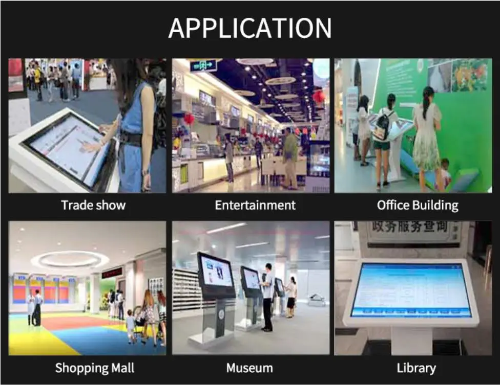 Indoor Digital Signage Floor Standing 43 55 inch LCD Advertising Video Player TV Wayfinding Touchscreen Totem Touch Screen Kiosk-6