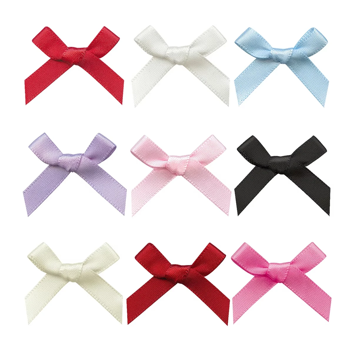 18 piece set of women's hair accessories, colorful ribbons, bows, hair clips, fashionable, sweet, cute hair claw straps, lace el-4