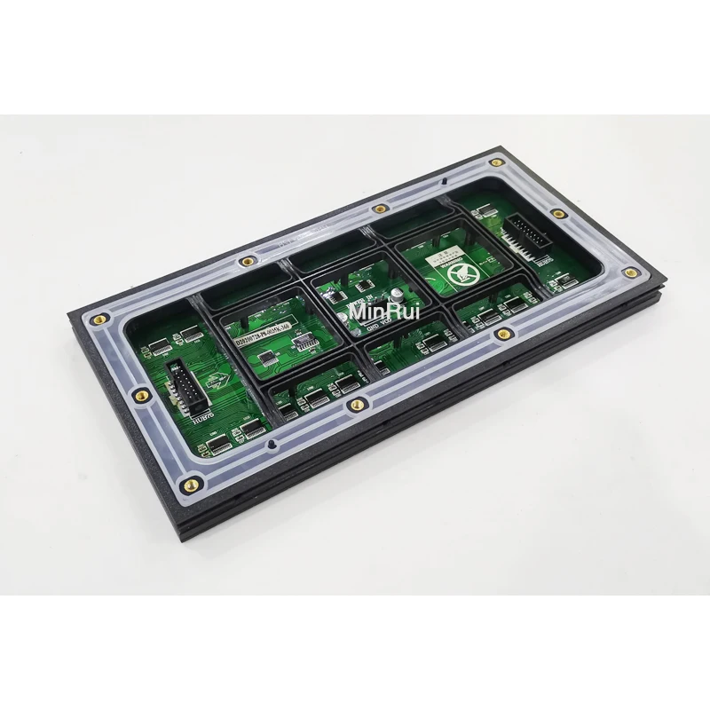 AiminRui P8 LED Screen Panel Module Outdoor 256*128mm 32*16 pixels 1/4scan 3in1 RGB SMD3535 Full Color LED display-3