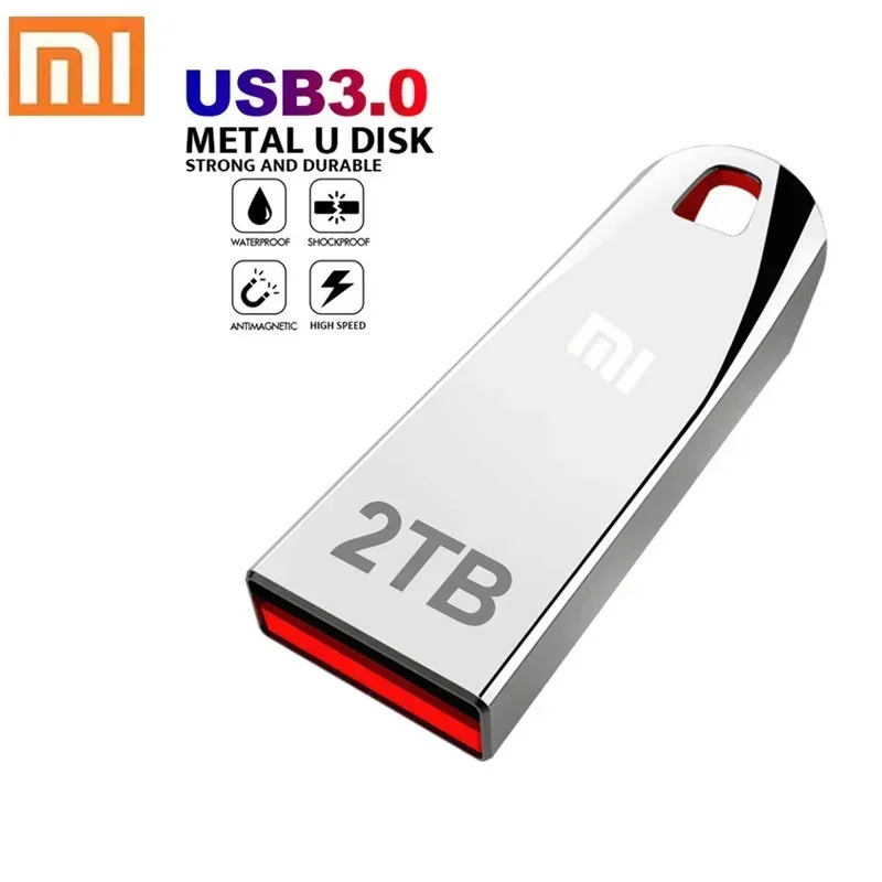 Xiaomi 2TB Metal Usb 3.0 Flash Drives High Speed Pendrive 1TB 512GB Usb Drive Portable SSD Memoria Usb Flash Disk TYPE-C Adapter-2