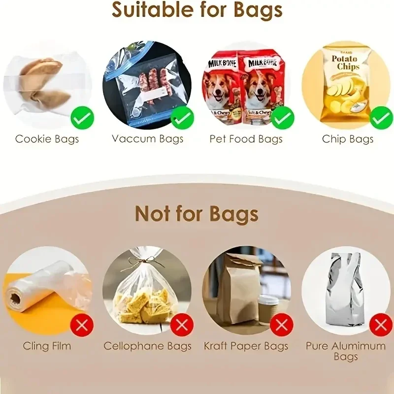 Mini Heat Bag Sealing Machine Package Sealer Bags Thermal Plastic Food Bag Closure Portable Sealer Packing Kitchen Accessories-5