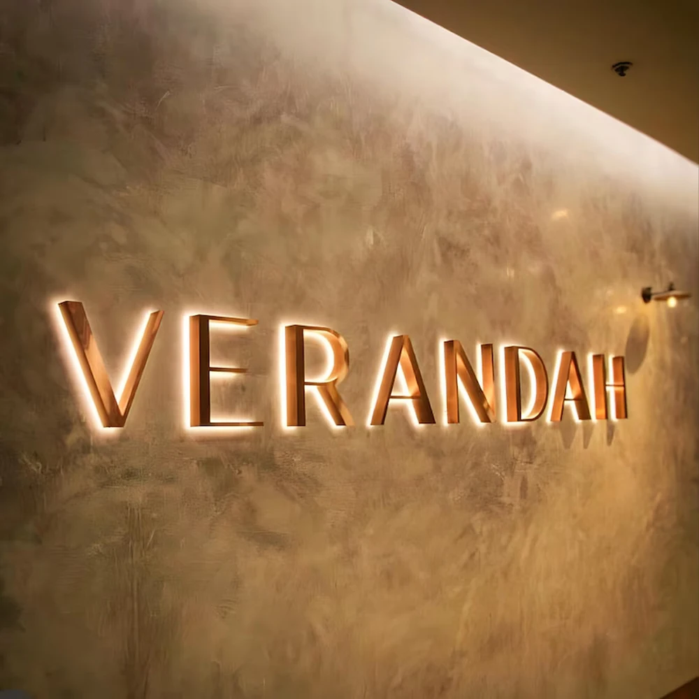 Custom 3D Metal LED Sign Luminous Lettering for Outdoor/Indoor Company Store Logo Wall Decor Illuminated Light Signage-6
