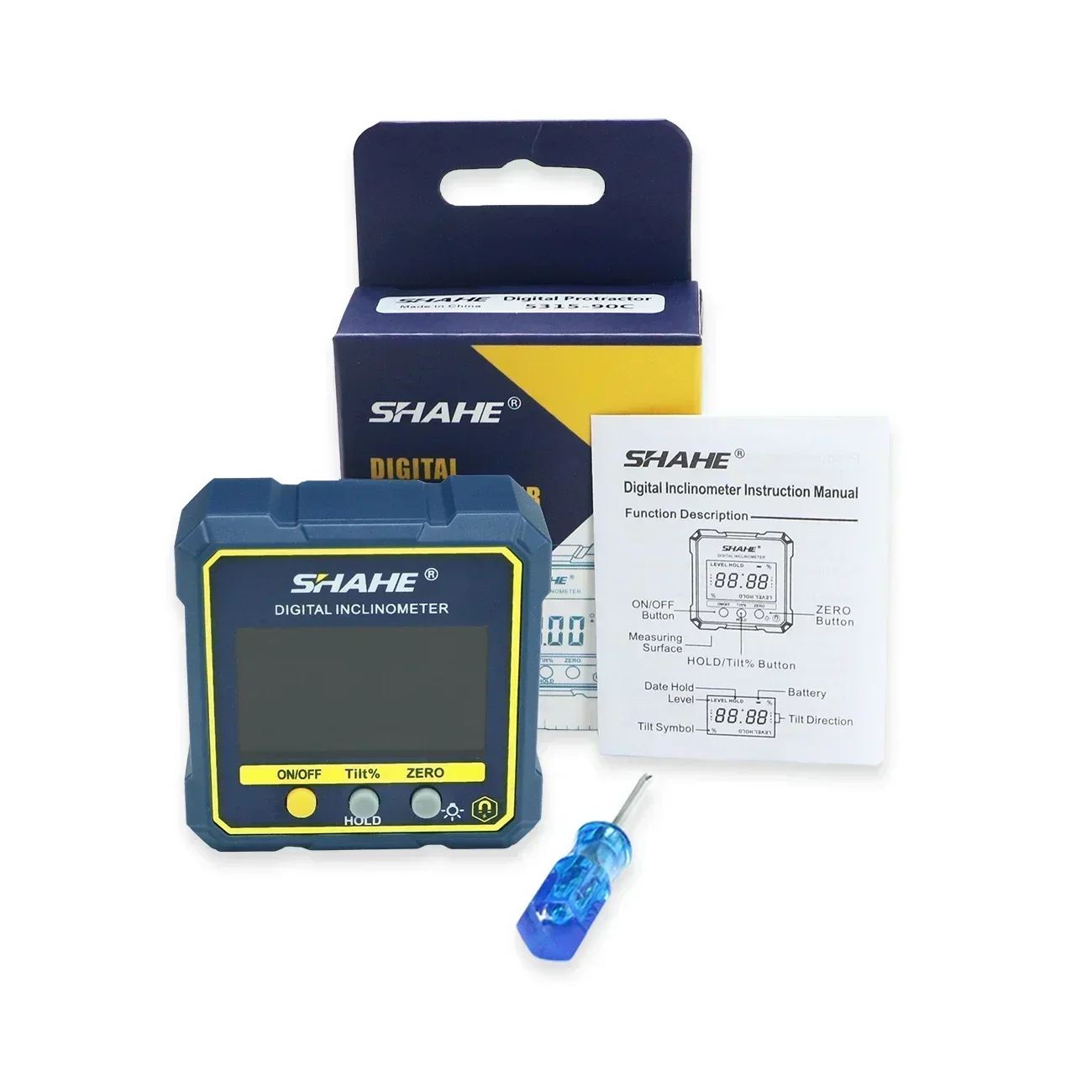 SHAHE Magnetic Digital Electronic Level and Angle Finder Gauge Bevel Box Angle Measurement Tool-6