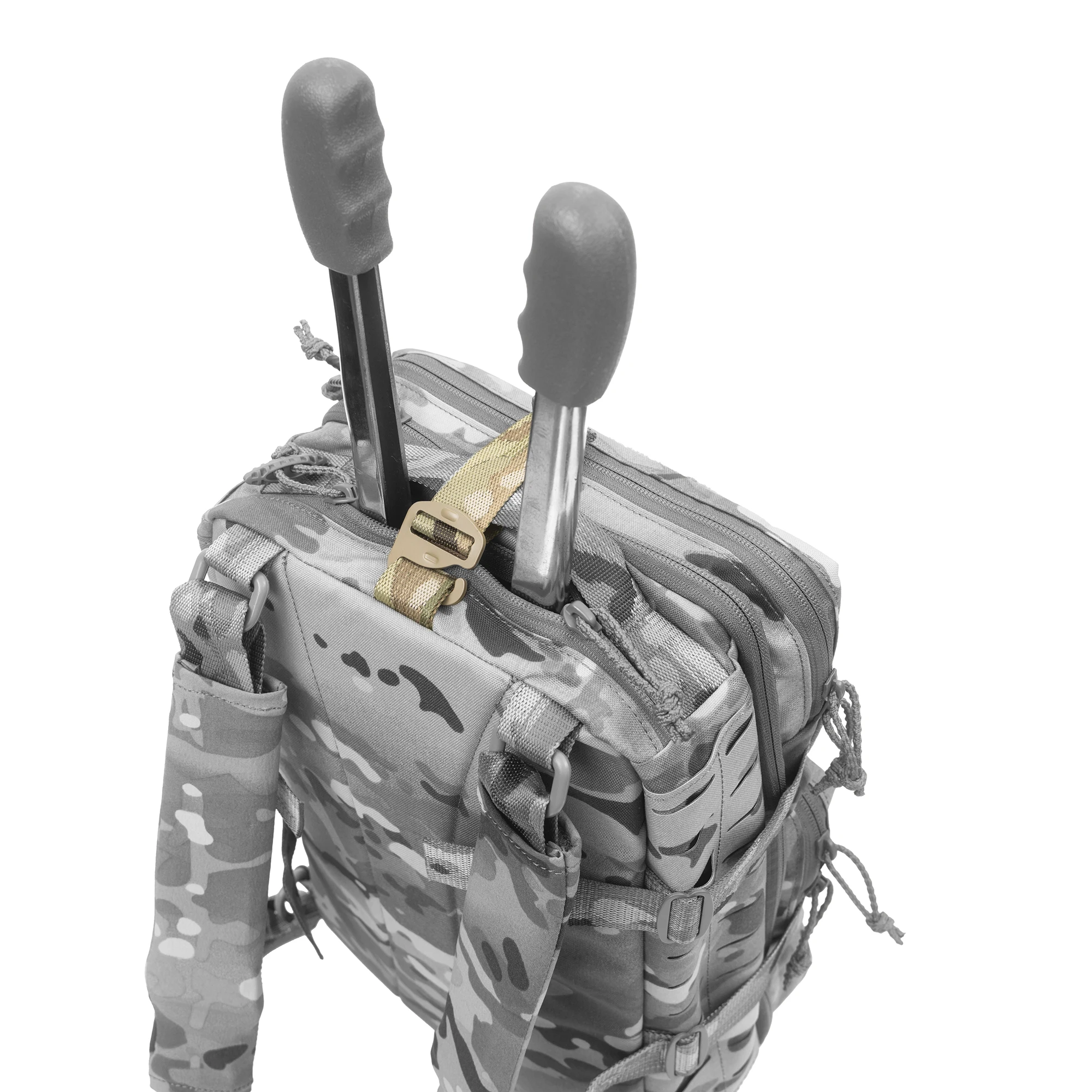 MILITECH Assault Backpack For ARC V2 Plate Carrier Tactical Vest Plate Carrier Pack Compression Special Operation Bag With Vest-5