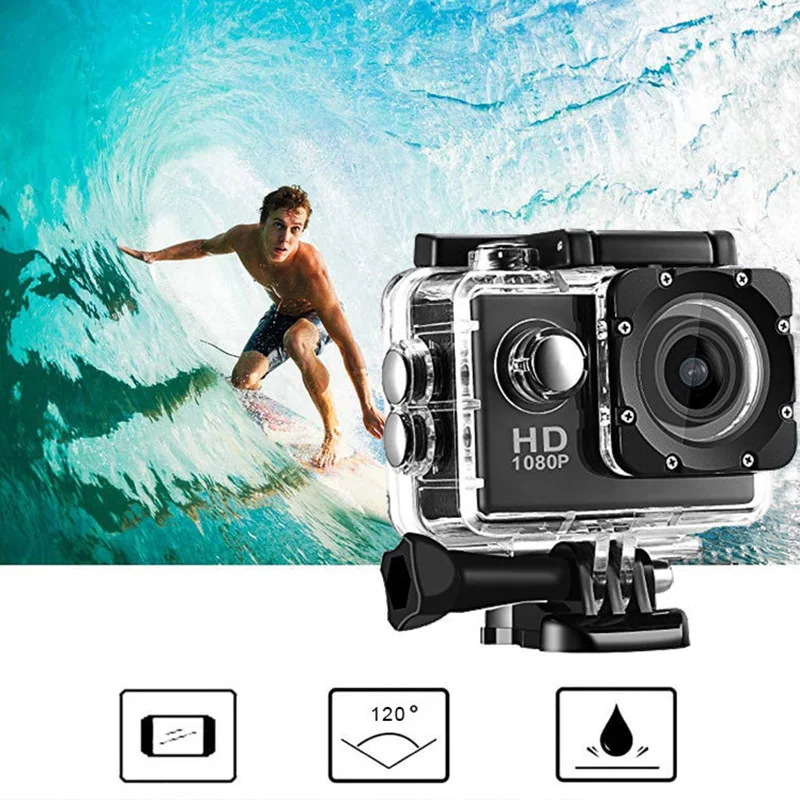 Full HD 1080P Waterproof Camera 2.0 Inch Camcorder Sports DV Go Car Cam Pro Mini Sports DV Camcorder With Cam Accessories-3