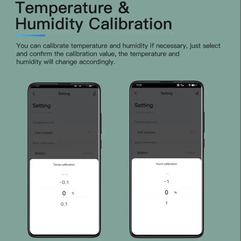 Tuya Smart Wireless Temperature Humidity Sensor Mini Bluetooth-Compatible APP Remote Control Thermometer Hygrometer 2PACK-3
