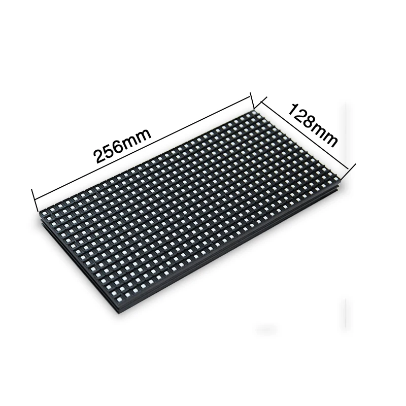 AiminRui P8 LED Screen Panel Module Outdoor 256*128mm 32*16 pixels 1/4scan 3in1 RGB SMD3535 Full Color LED display-2