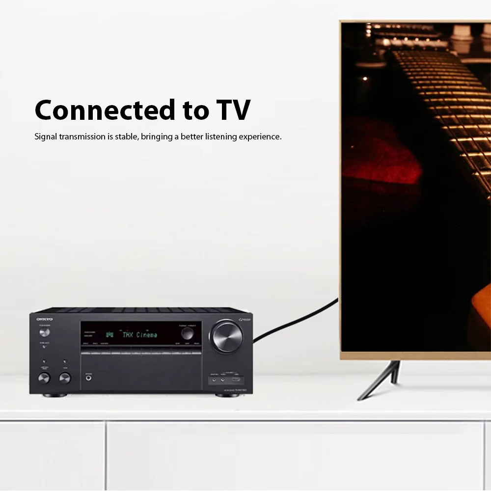 Mini Toslink to Toslink Digital Optical S/PDIF Audio Cable Gold Plated Fiber Optic Cable for Soundbar Home Theater Hi-Fi System-4