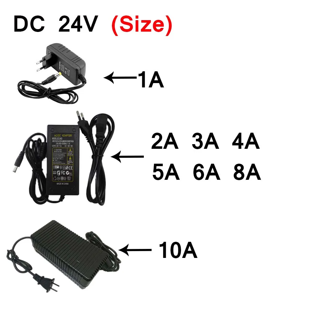 Switching Power Supply Lighting Transformer AC 110V~220V To DC 5V 12V 24V LED Power Adapter 1A 2A 3A 4A 5A 6A 8A 10A For Camera-5