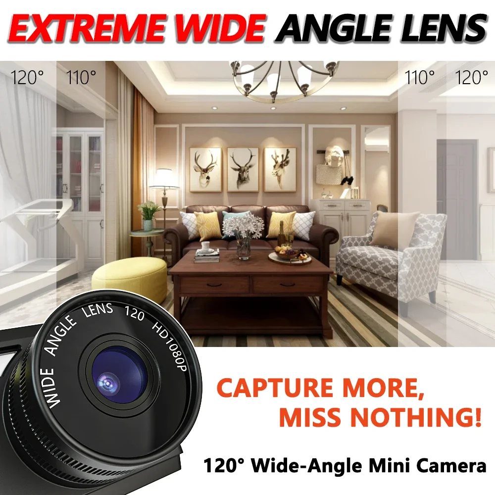 0-128G Mini 1080P Small Digtal Camera with Screen Bodycam Compact Kids Camcorder Indoor Outdoor Sport Video DV Recorder Body Cam-2