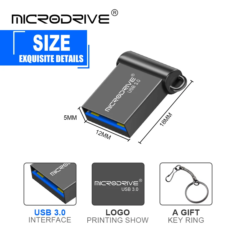 USB Flash Drive High Speed 3.0 Mini Flash Pendrive 128GB 64GB 32GB 16GB Cle USB 3.0 Stick 64GB 128GB USB Storage Key USB Devices-6