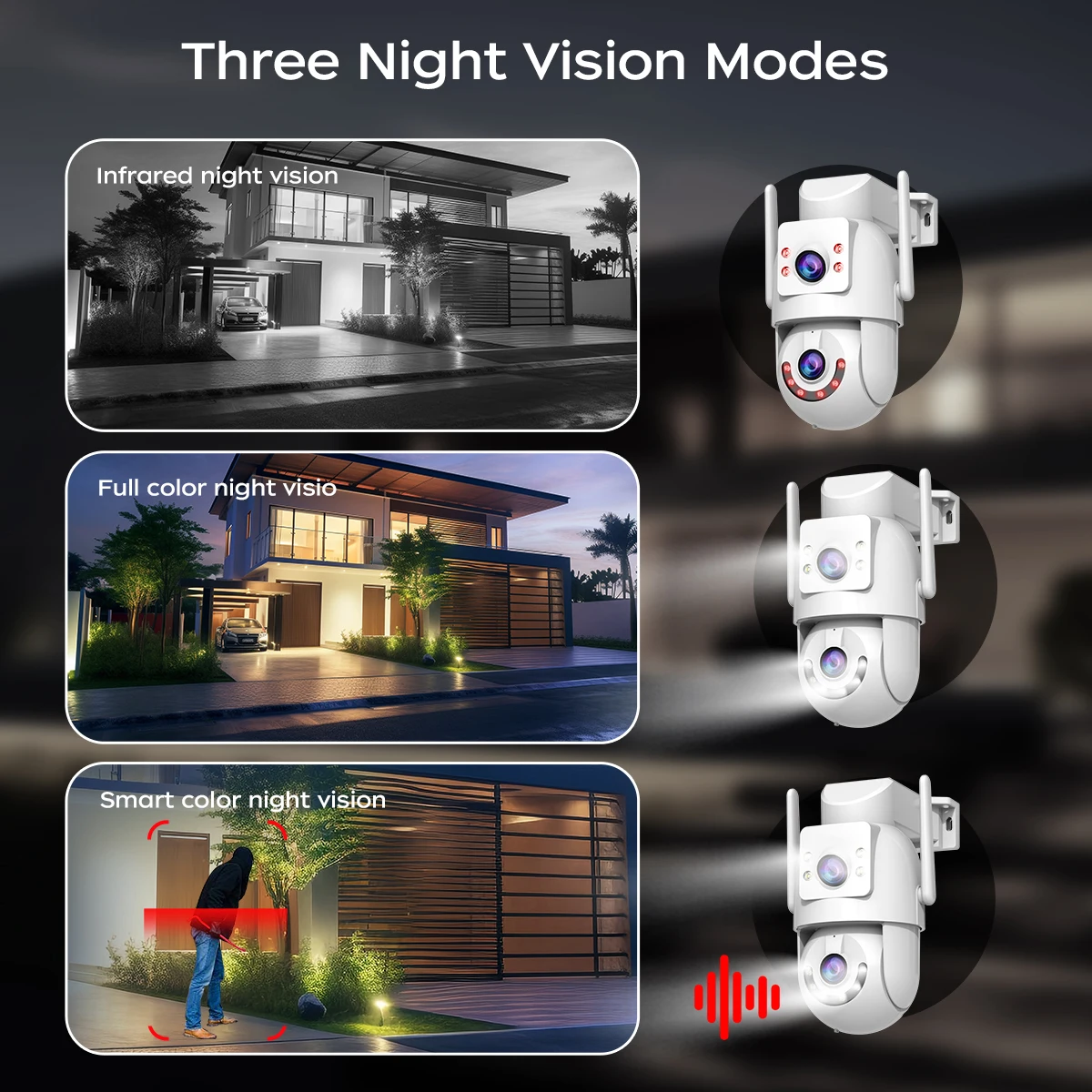 Jooan 4K 8MP HD Wifi PTZ Camera Outdoor 5G Wifi Dual Lens Security IP Cameras 5X Zoom AI Tracking ONVIF CCTV Surveillance Camera-5