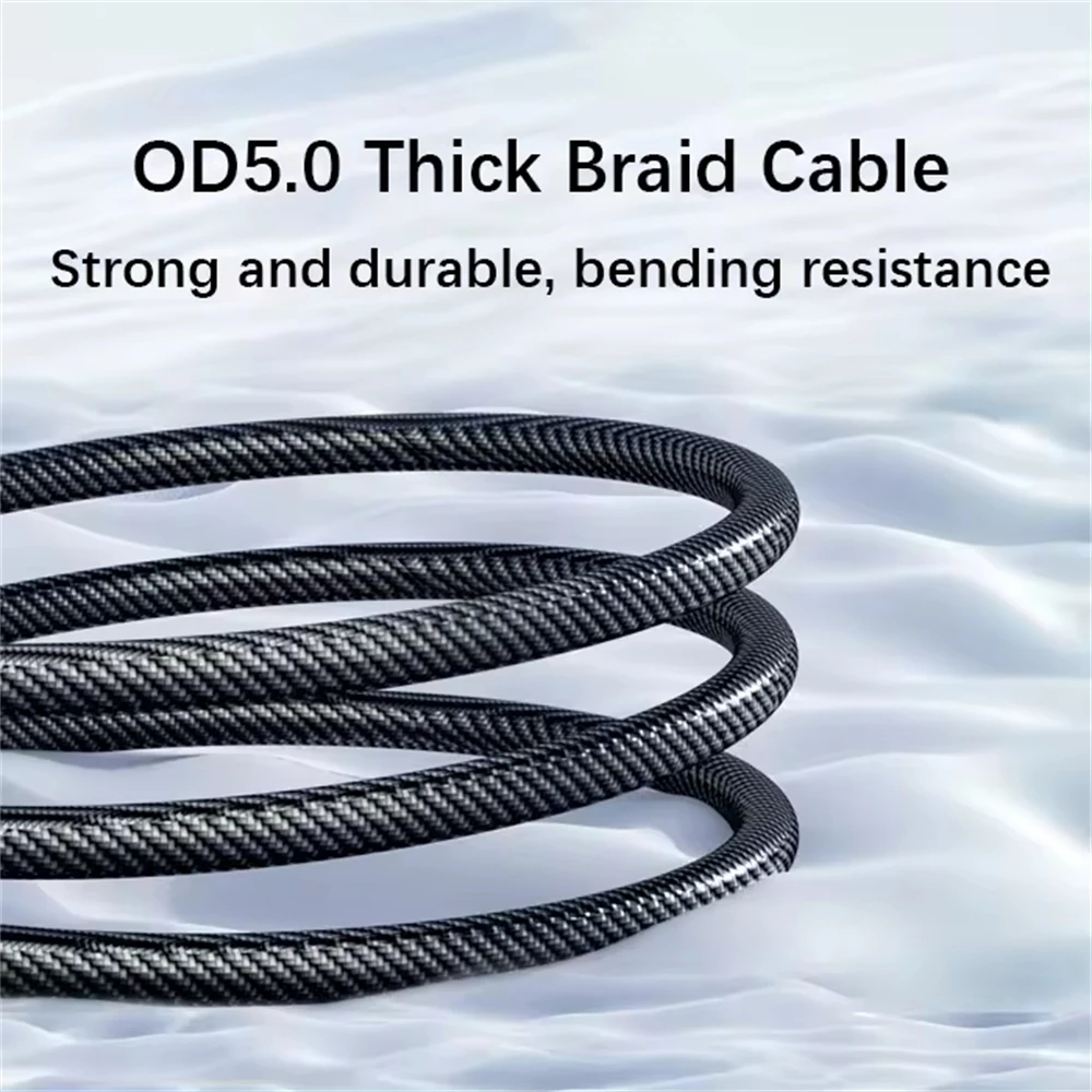 120W Super Fast Charging Cable With LED Display USB To Type-C Data Cord For Xiaomi Samsung IOS-3