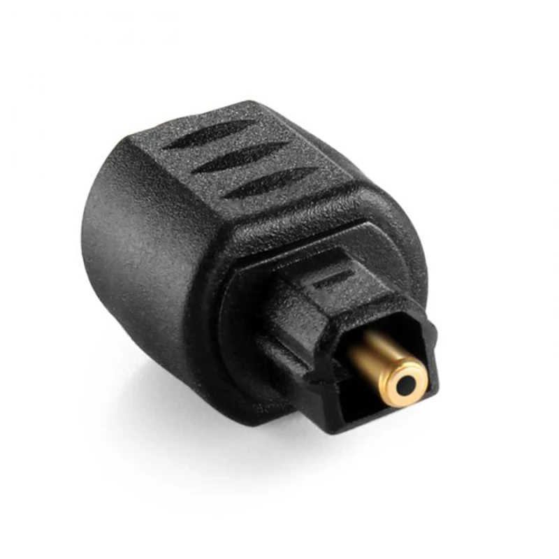 1pc Mini Optical Audio Adapter 3.5MM Female Jack To Digital Toslink Male Plug for Amplifier-2