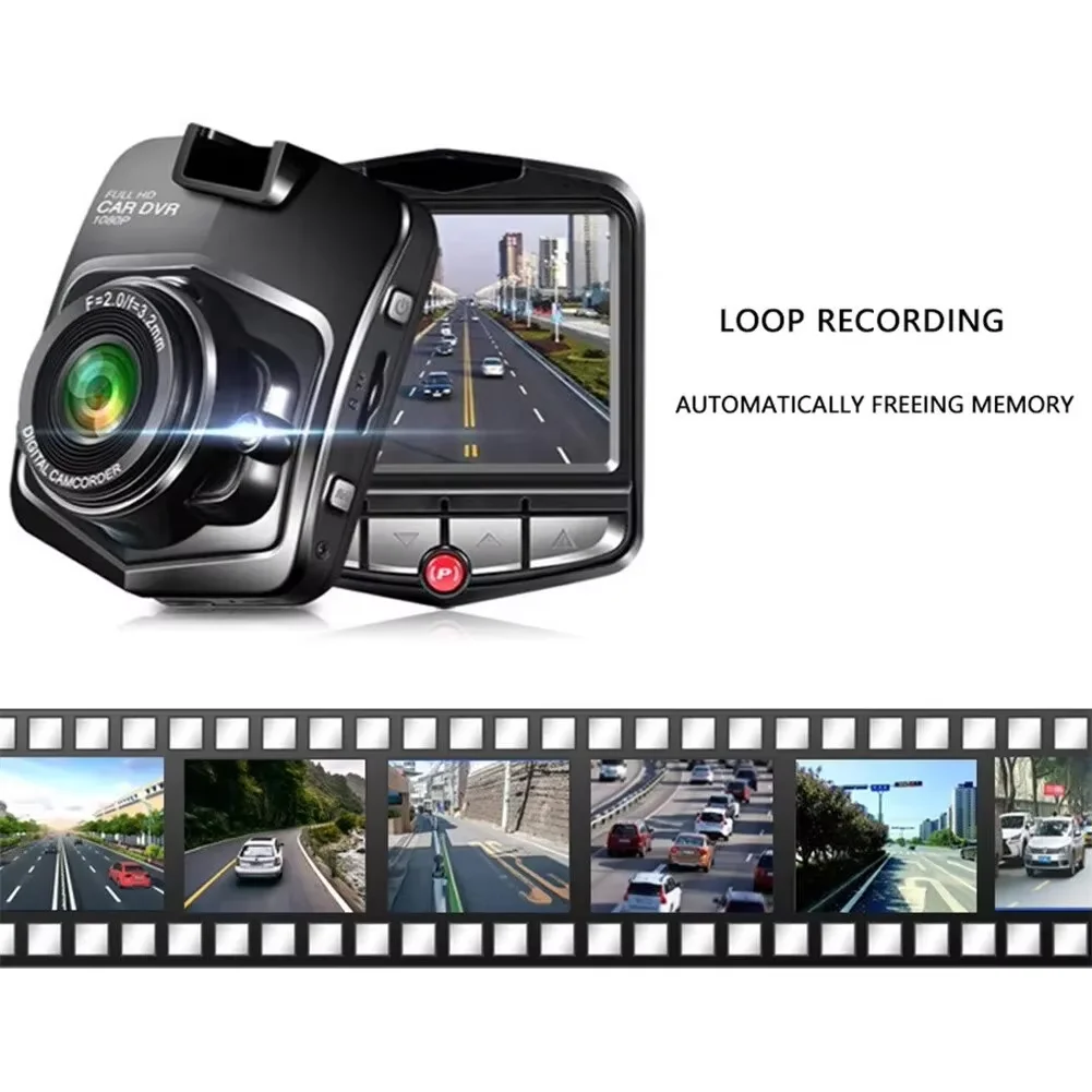 HD 1080P Dash Cam, Car DVR Camera Recorder with Night Vision, G-Sensor, Loop Recording, Parking Monitor, Wide Angle Lens for Veh-3