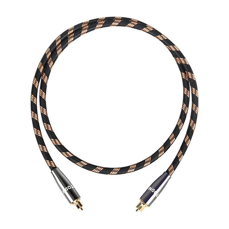 TODN 5.1 Digital Optical Audio Toslink Cable Fiber Optic Audio Cable 1m 2m 3m 10m 15m for Hi-Fi DVD TV-5