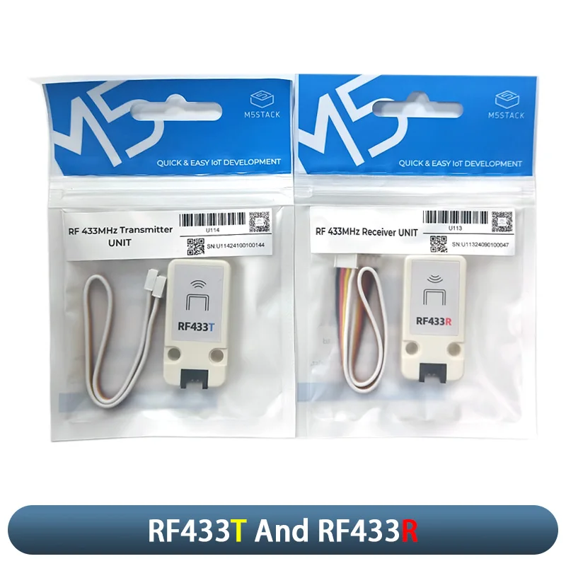 M5Stack RF433T/R Wireless RF Transmitter & Receiver Working Frequency 433.92MHz for IoT RF Remote Control Automation Application-6