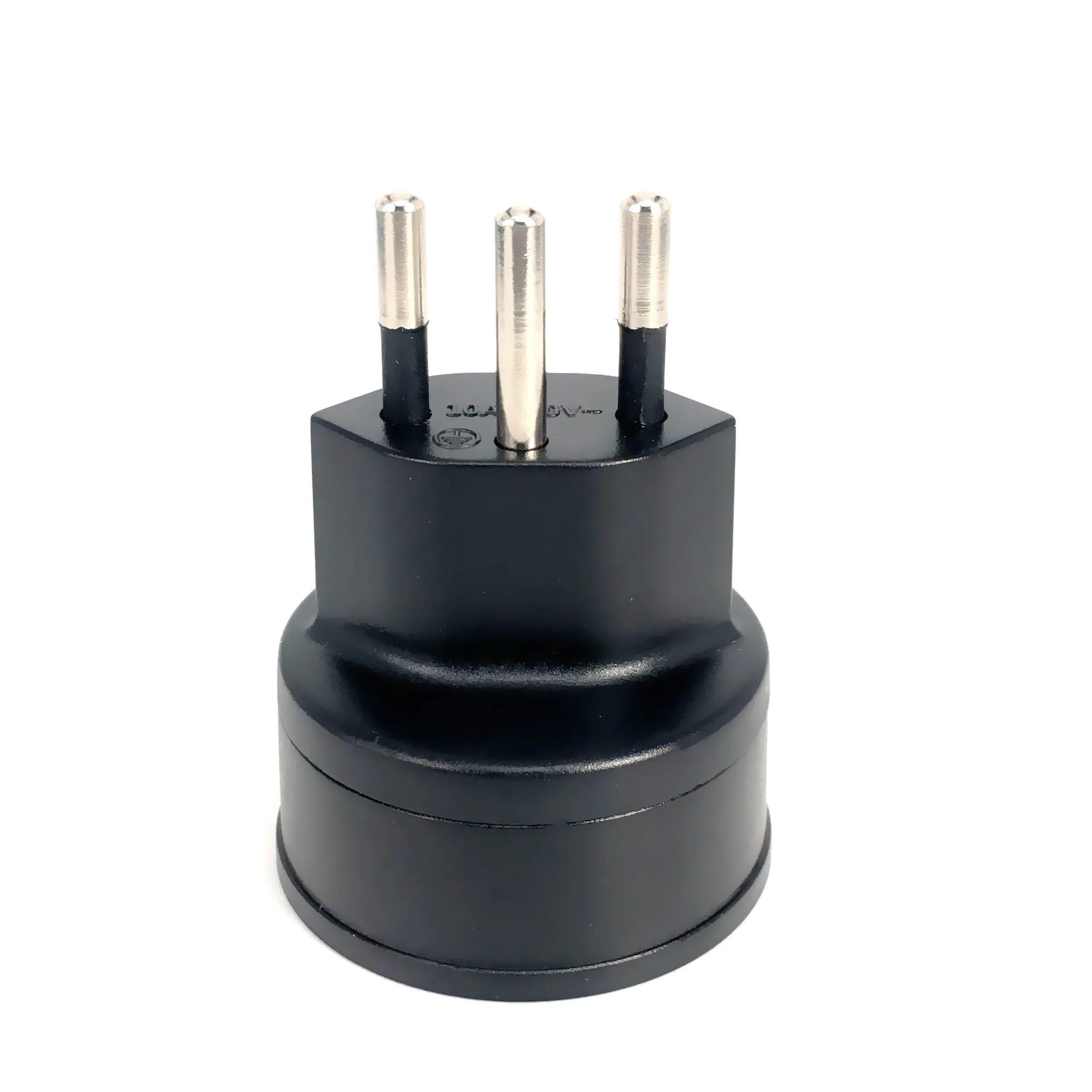 European France TO Swiss plugs Travel Adapter 3 pin plug 10A 250V Power Plug EU to Switzerland Electrical Plug-2