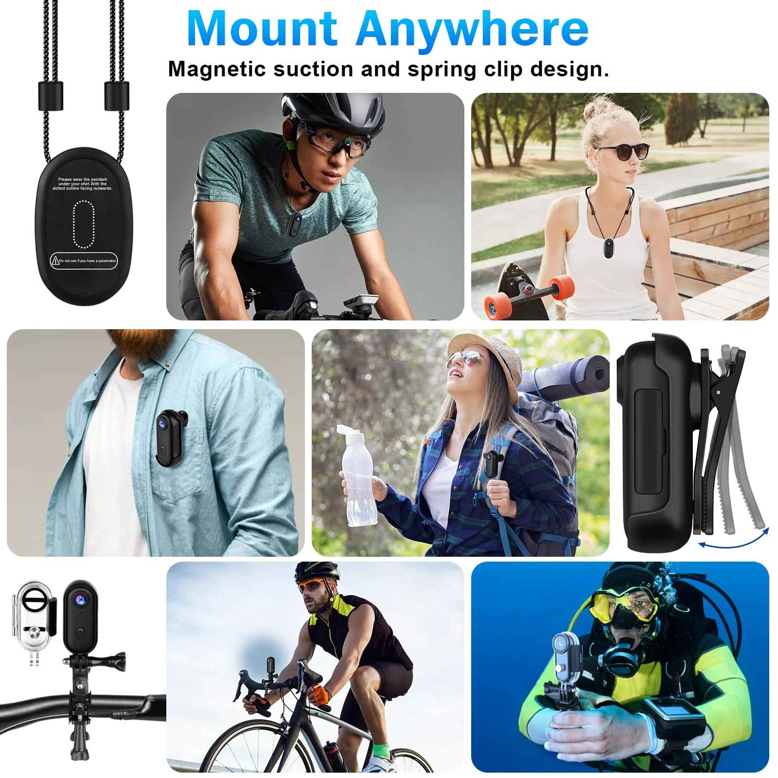 4K FHD 1080P Outdoor Sports Camera In Helmet Motorcycle Bike Sport Mini Filming Bicycle Action Body Cam And Video Recording-5