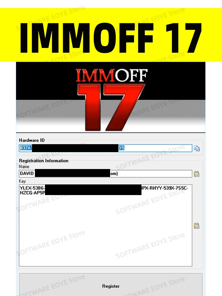 IMMOFF17 Software EDC17 Immo off17 Ecu Program NEUROTUNING immoff17 Disabler send with keygen Car software-2