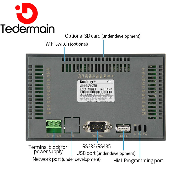 COOLMAY HMI touch screen 4.3 