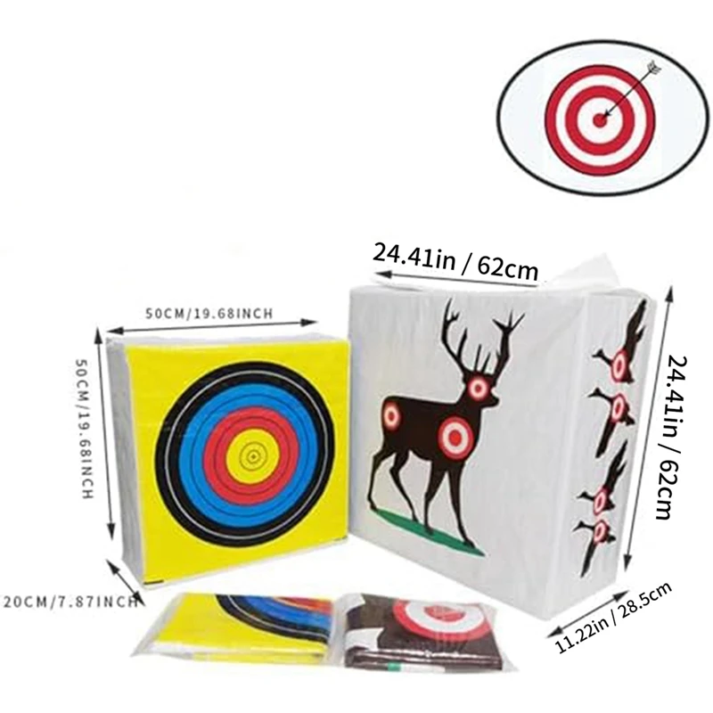 Range Archery Bag Target Replacement Cover With 2 Sides Easy To Transport Range Archery Target Cover For Outdoor Sports-6