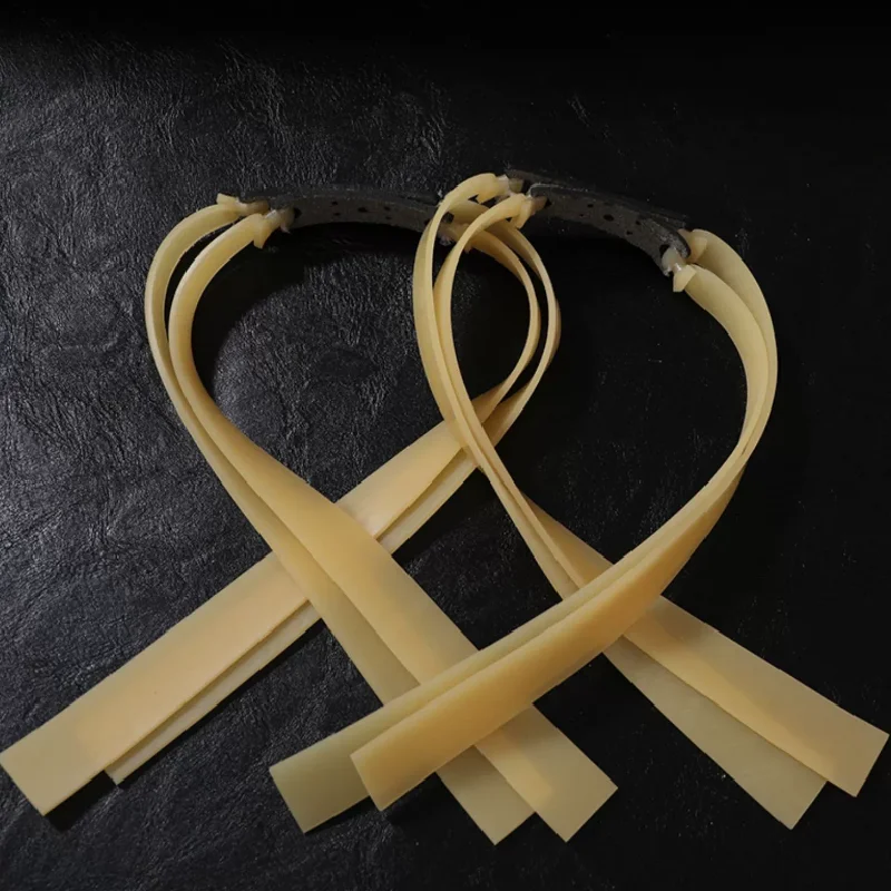 1.5/2.0mm High Quickly 2-5PCS Slingshot Hunting Powerful Flat Rubber Band High Elasticity Outdoor Catapult Shooting Accessories-6