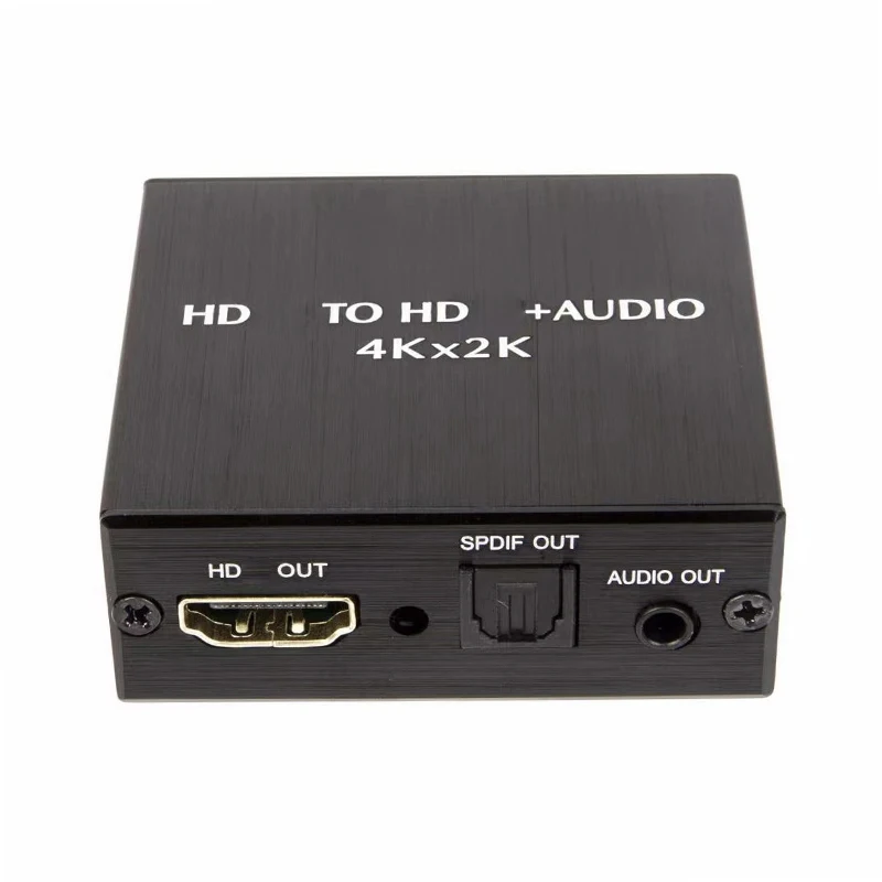 4K x 2K Video Audio Extractor HDMI-Compatible to 3.5MM Audio Converter SPDIF Optical TOSLINK Stereo Out Splitter Adapter-2