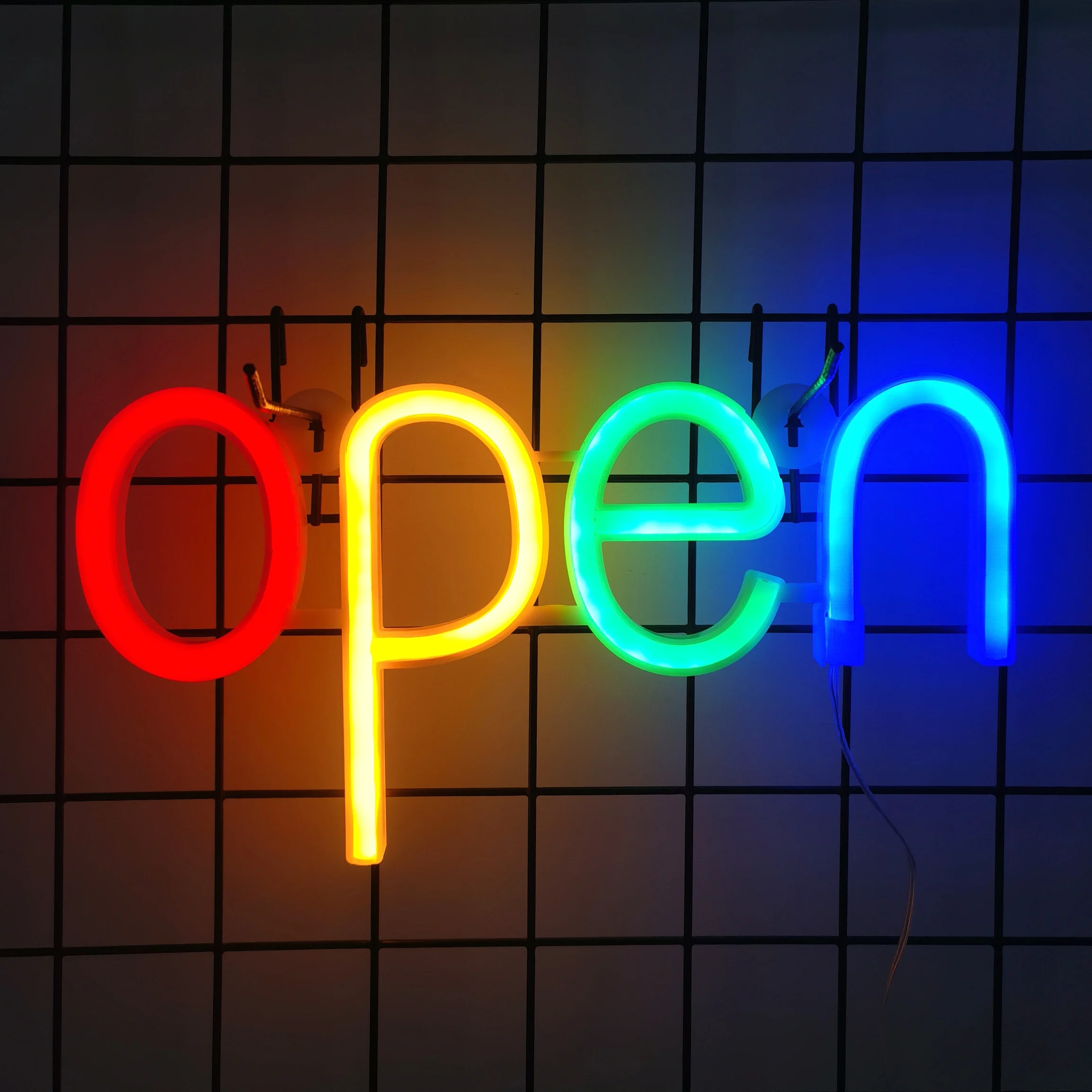 OPEN neon lights, artistic LED commercial lights, USB/battery powered, holiday parties, weddings, bars, cafes, game rooms-3