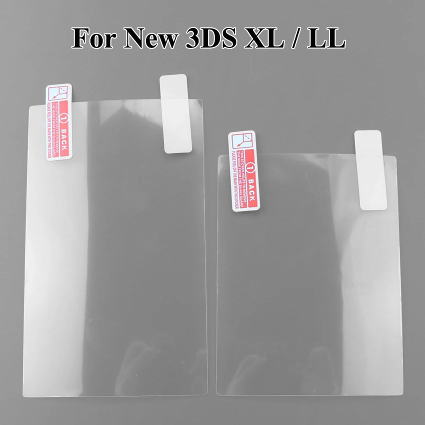 1PCS Top Bottom HD Clear Protective Film For Nintend DSL NDSL for 2DS New 3DS XL LCD Screen Protector-6