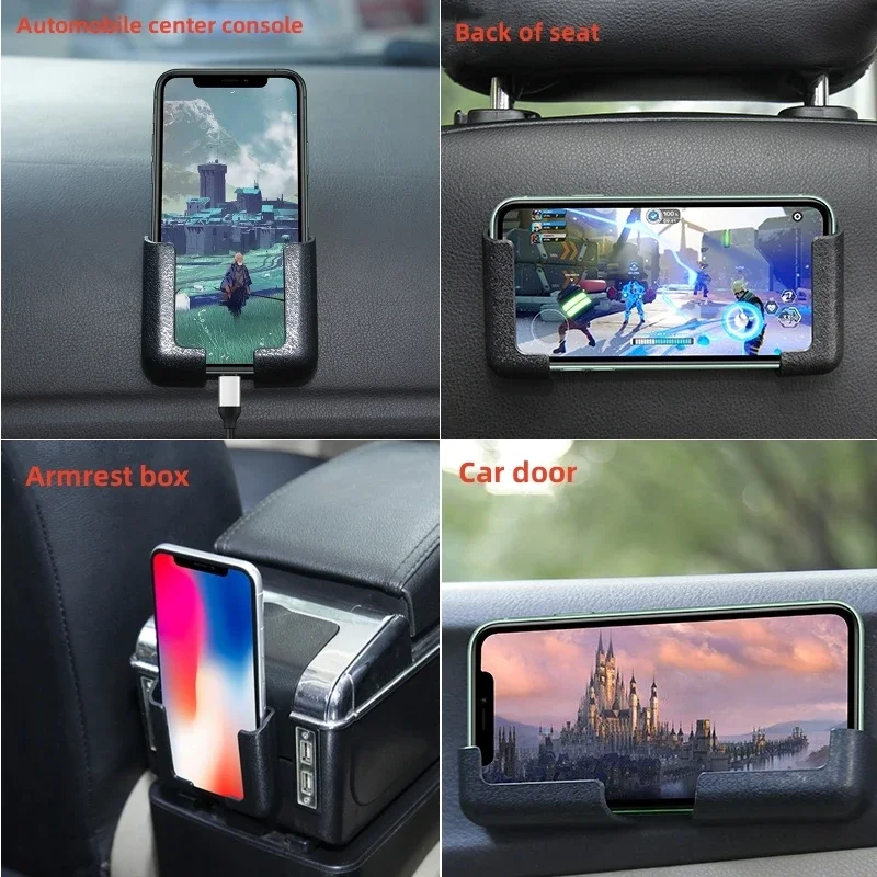 Multifunction Car Phone Mount Cell Phone Holder Lightness Portability No Space Occupy Stand Auto Interior Accessories-2