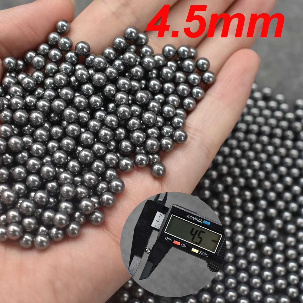 200PCS 4.5mm Steel Balls Slingshot Hunting Accessories High-carbon Steel Slingshot Ball Catapult Hunting Bow Archery