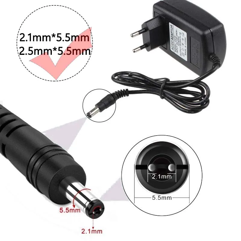 Switching Power Supply Lighting Transformer AC 110V~220V To DC 5V 12V 24V LED Power Adapter 1A 2A 3A 4A 5A 6A 8A 10A For Camera-2