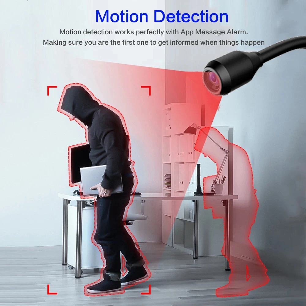 Mini Camera HD 1080P WiFi Camcorder Portable Wireless Module Video Recorder Support Remote View P2P Camera Small Body Cam-3