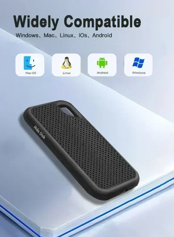 【4TB Portable SSD】USB-C External Hard Drive - 520MB/s Ultra Slim Shockproof Ssd Solid Disk for Laptop/PC/Mac/PS5/Photography-3