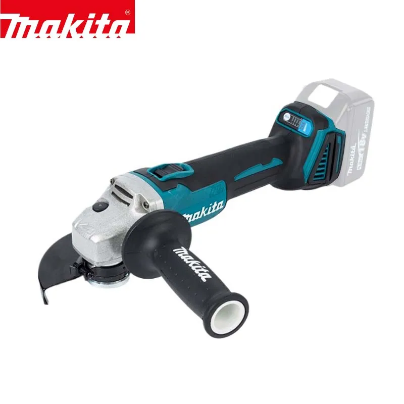 Makita DGA404 18V 125/100mm Brushless Lithium Electric Angle Grinder Rechargeable Cutting Machine High Power Polishing Machine