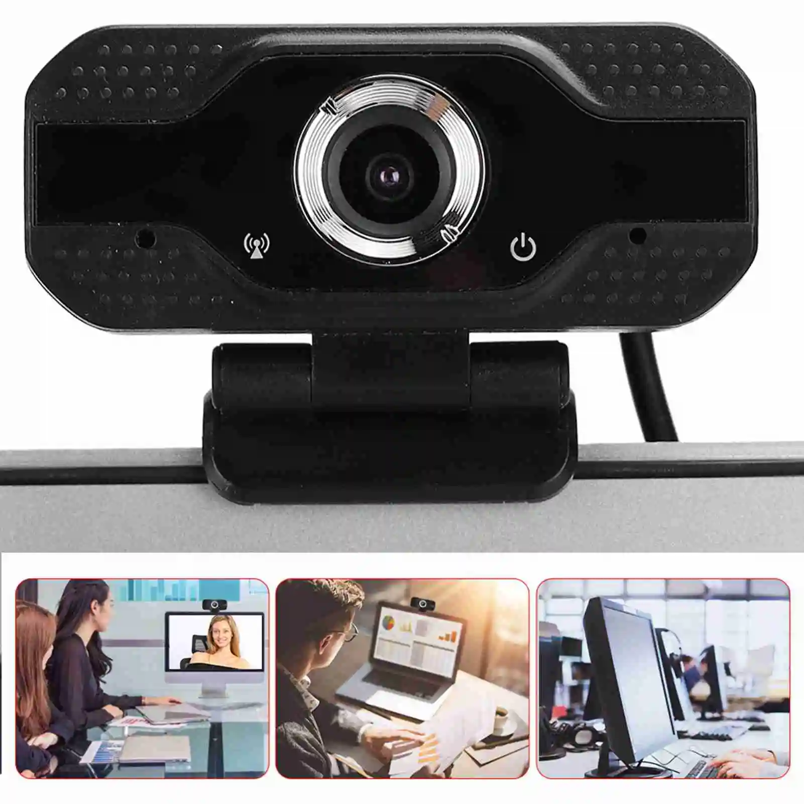1080P Desktop Computer Camera USB Online Class Webcam with Microphone Computer Camera Drive  Camera USB Camera PC Webcam-5