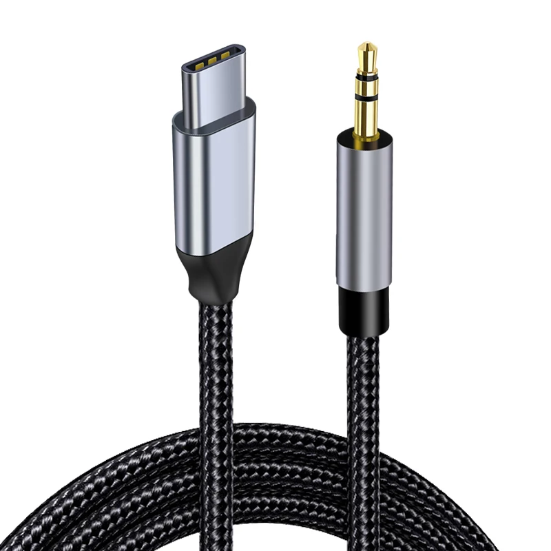 Type C To 3.5mm Male Aux Audio Cable Headset Speaker Headphone Jack Adapter Car Aux for Samsung Xiaomi Redmi Huawei Honor-5