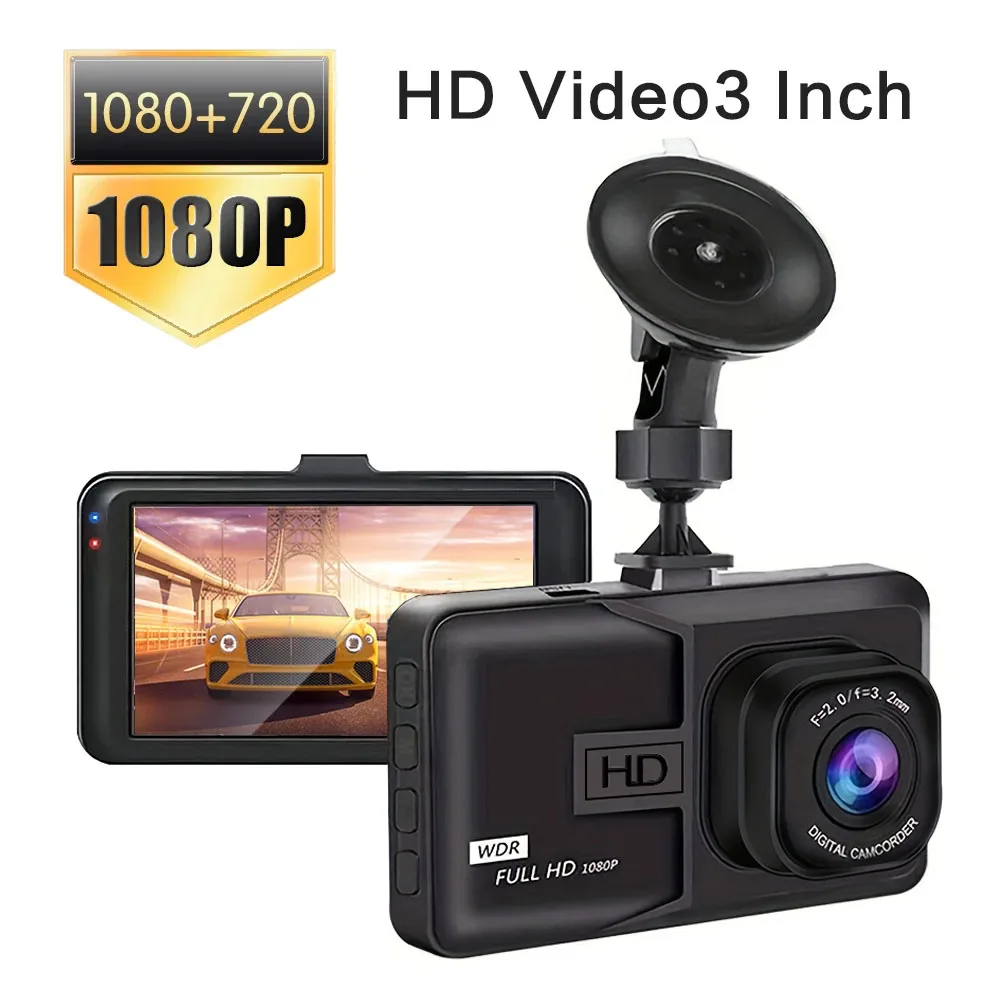 XUSHIDZ NEW 1080P HD Dash Camera Loop Recording Car Vehicle DVR Video Recorder Dashcam Night Vision 24h Parking Monitor G-sensor-2