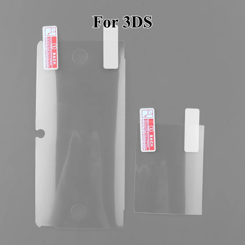 1PCS Top Bottom HD Clear Protective Film For Nintend DSL NDSL for 2DS New 3DS XL LCD Screen Protector-3