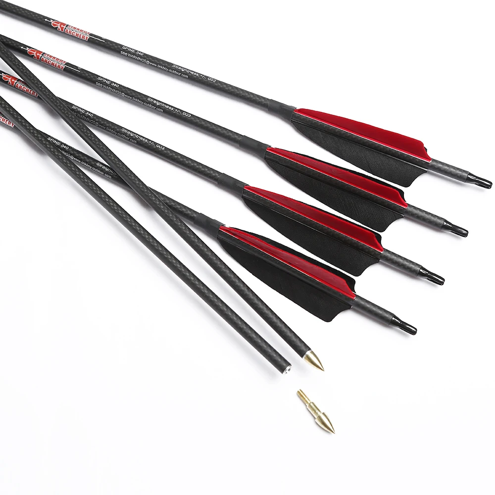 3K Linkboy Archery Pure 100% Carbon Arrows ID6.2mm 32
