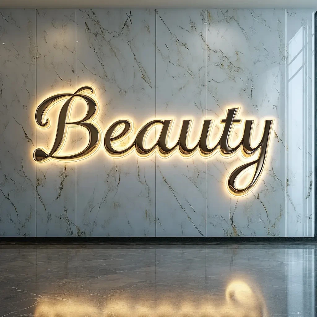 Customized 3D LED Signage Illuminated Business Name Plaque Outdoor Advertising Backlit Company Letter Sign Design-4