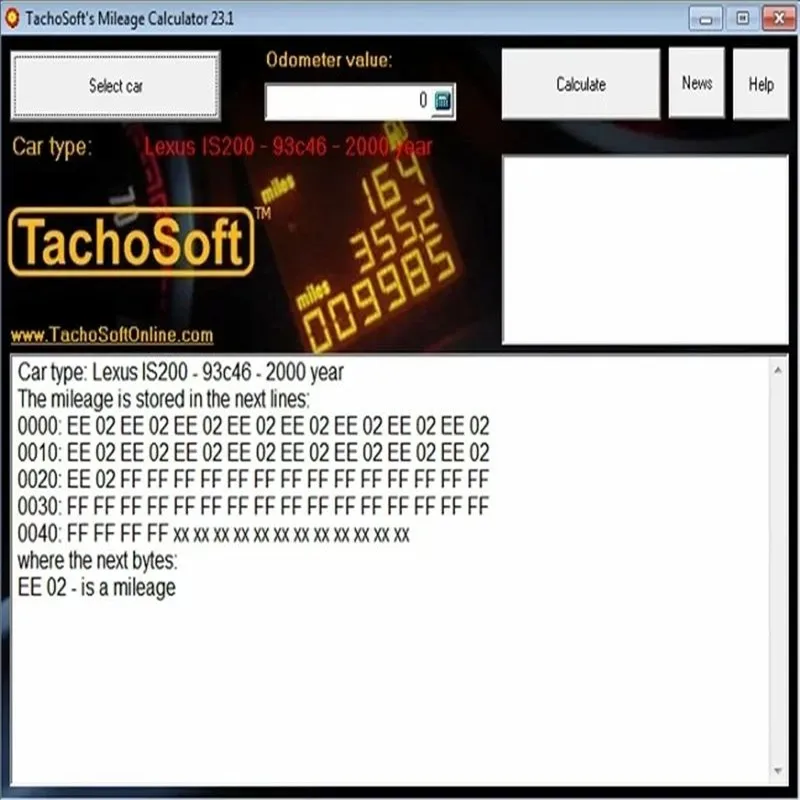 TachoSoft Modify Mileage Calculator 23.1 SOFTWARE car mileage calculation EEPROM ECM English for Peugeot for Jeep-5
